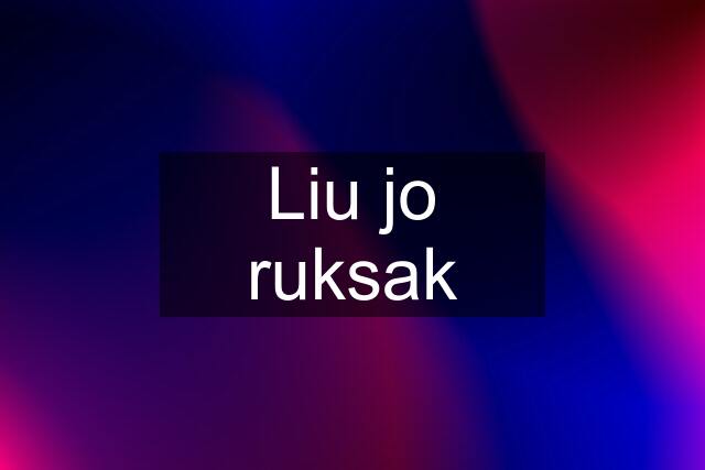 Liu jo ruksak