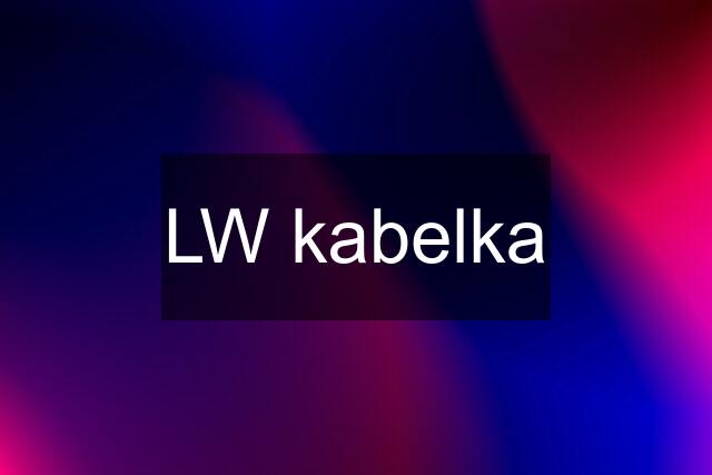 LW kabelka