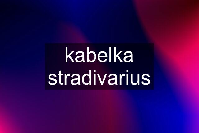 kabelka stradivarius