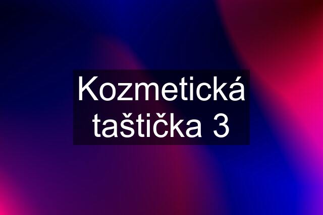 Kozmetická taštička 3