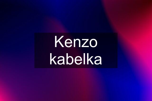 Kenzo kabelka