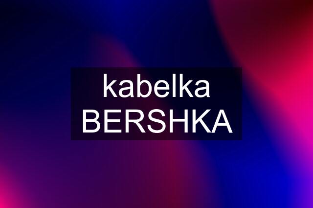 kabelka BERSHKA