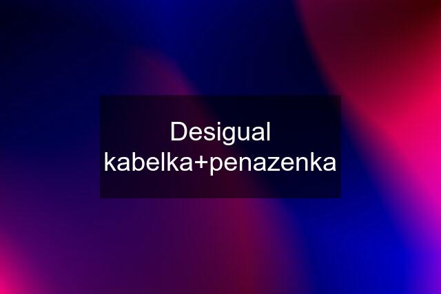 Desigual kabelka+penazenka