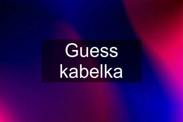 Guess kabelka