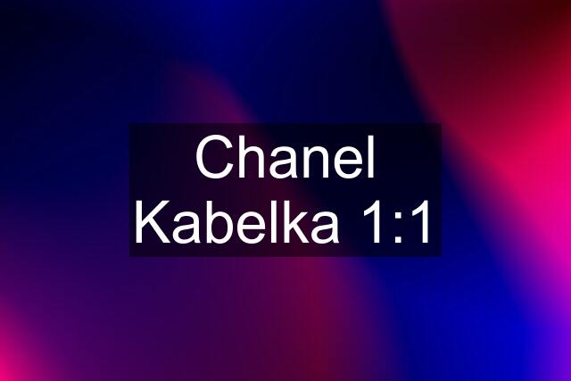 Chanel Kabelka 1:1