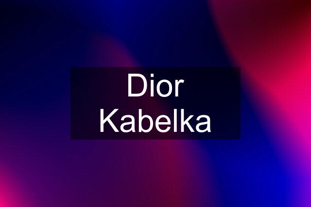 Dior Kabelka