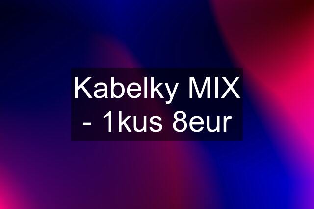 Kabelky MIX - 1kus 8eur