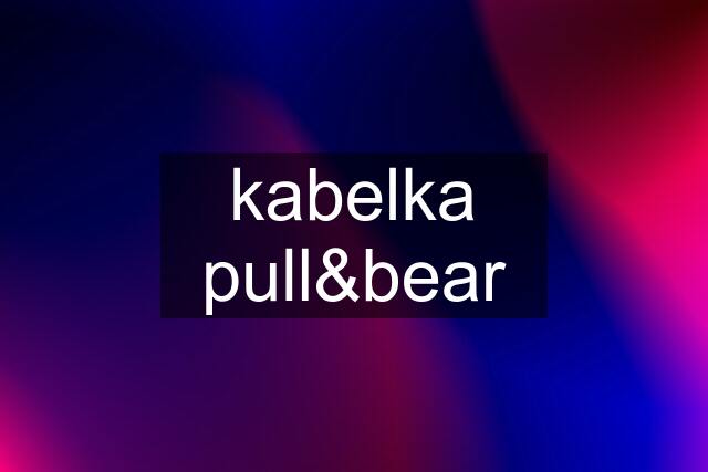 kabelka pull&bear