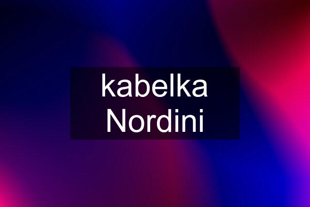 kabelka Nordini