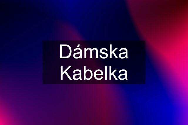 Dámska Kabelka