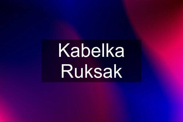 Kabelka Ruksak