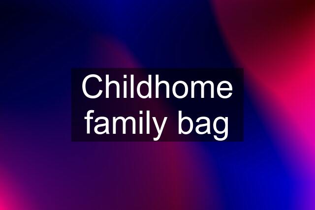 Childhome family bag