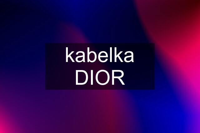 kabelka DIOR