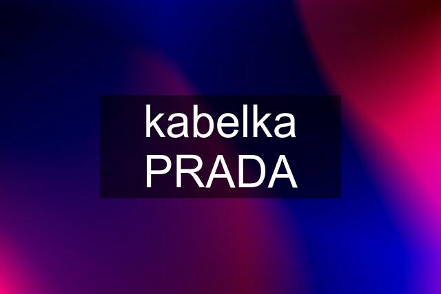 kabelka PRADA