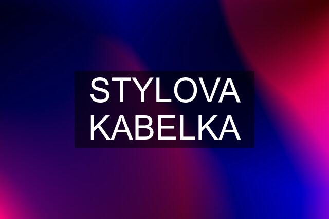 STYLOVA KABELKA