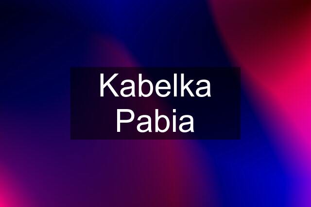 Kabelka Pabia