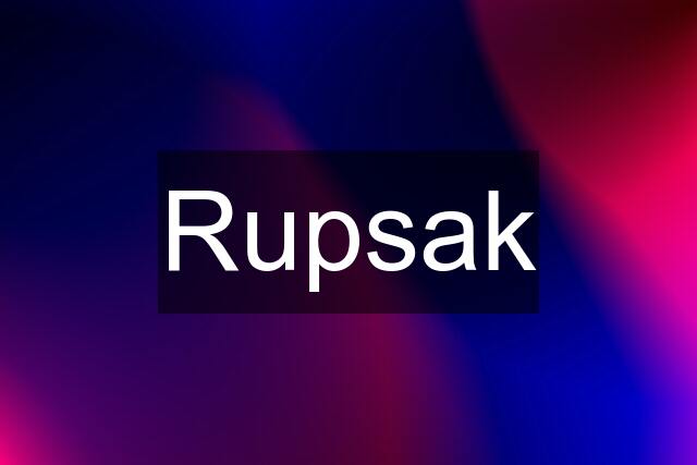 Rupsak