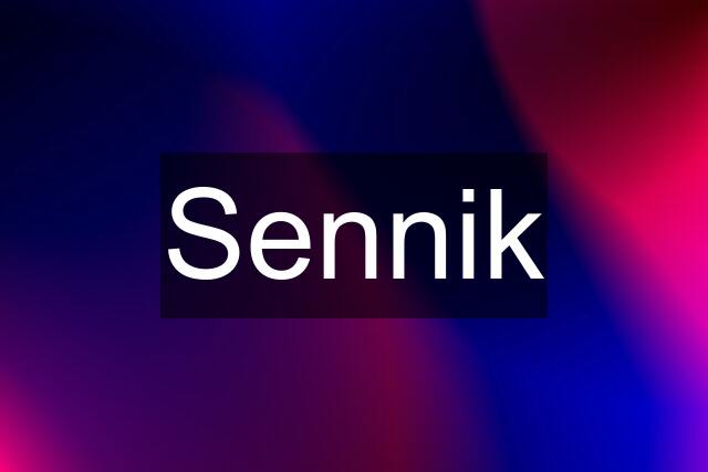 Sennik