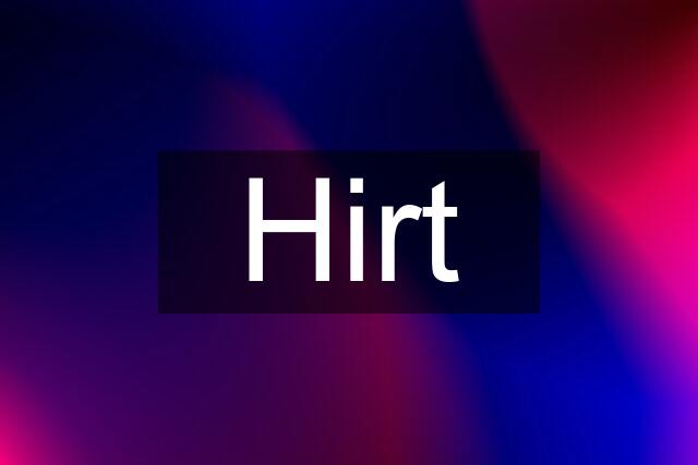 Hirt