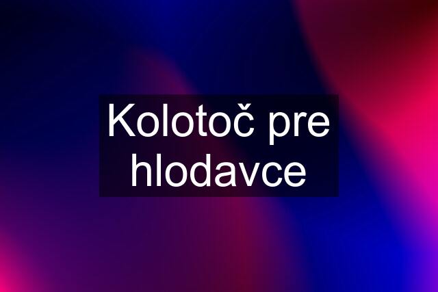 Kolotoč pre hlodavce