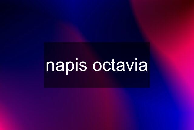 napis octavia