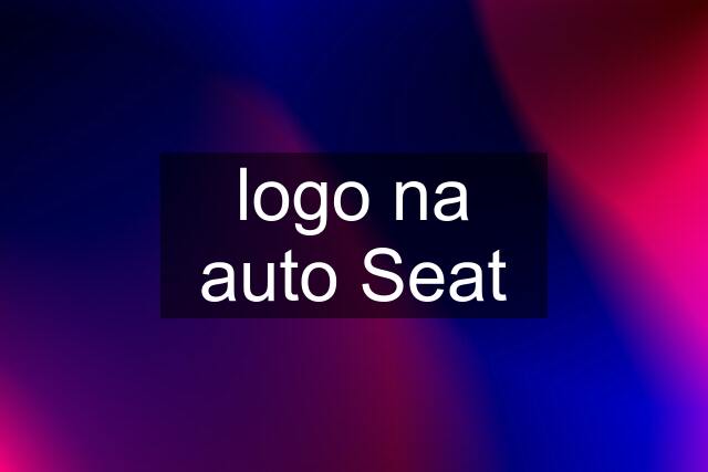 logo na auto Seat