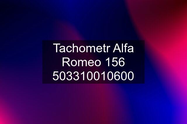 Tachometr Alfa Romeo 010600