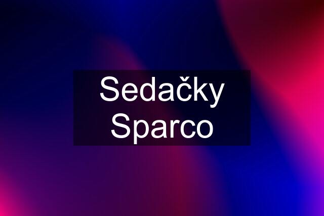 Sedačky Sparco