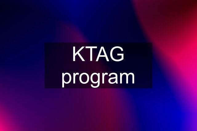 KTAG program