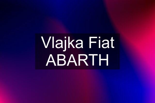 Vlajka Fiat ABARTH