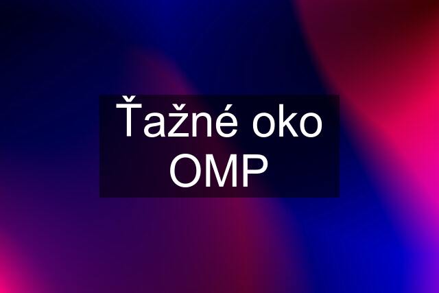 Ťažné oko OMP