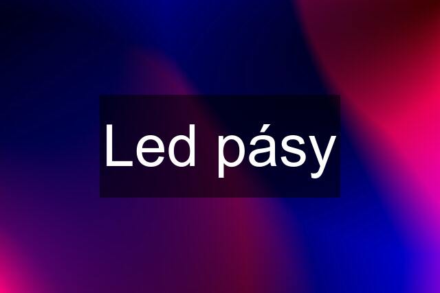 Led pásy