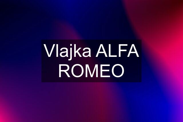 Vlajka ALFA ROMEO