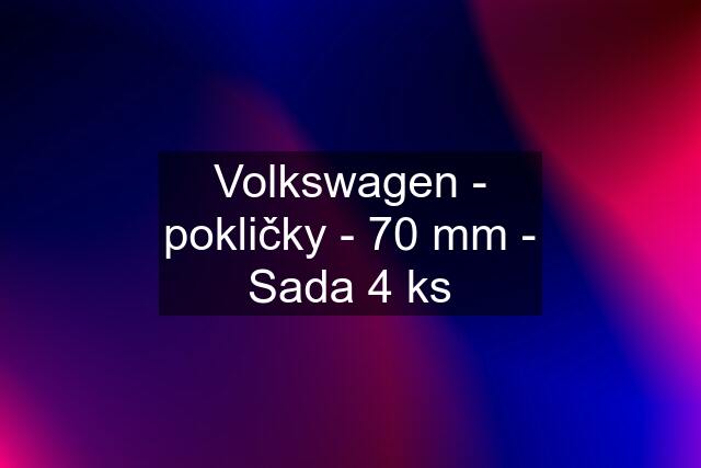 Volkswagen - pokličky - 70 mm - Sada 4 ks