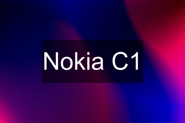 Nokia C1