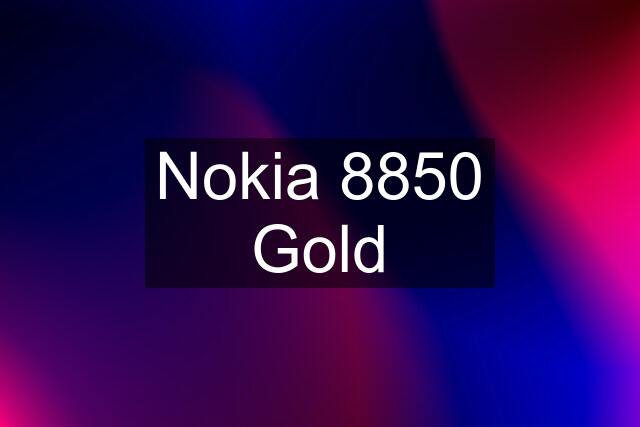 Nokia 8850 Gold