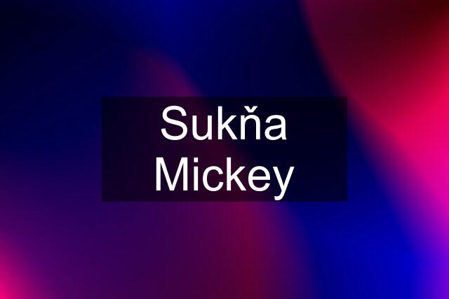 Sukňa Mickey