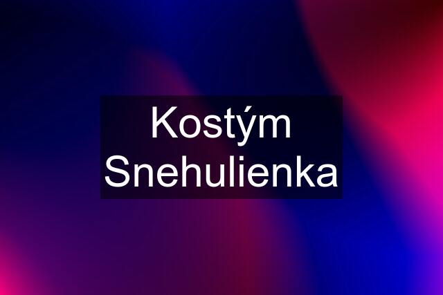 Kostým Snehulienka