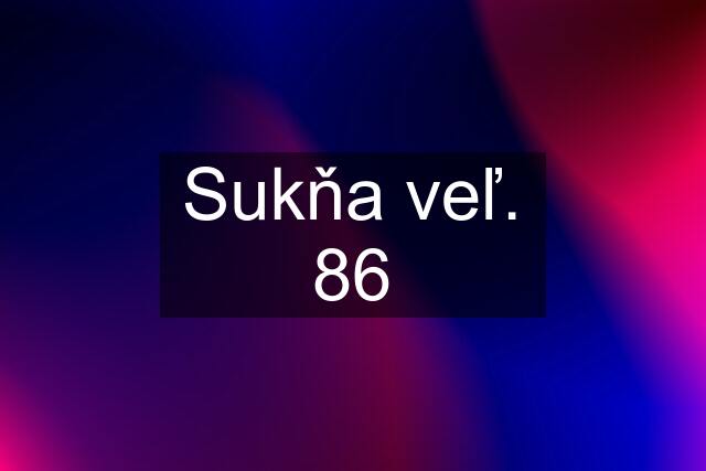 Sukňa veľ. 86