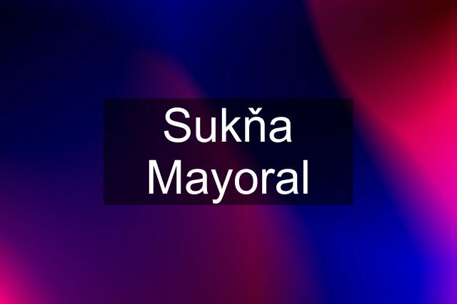 Sukňa Mayoral