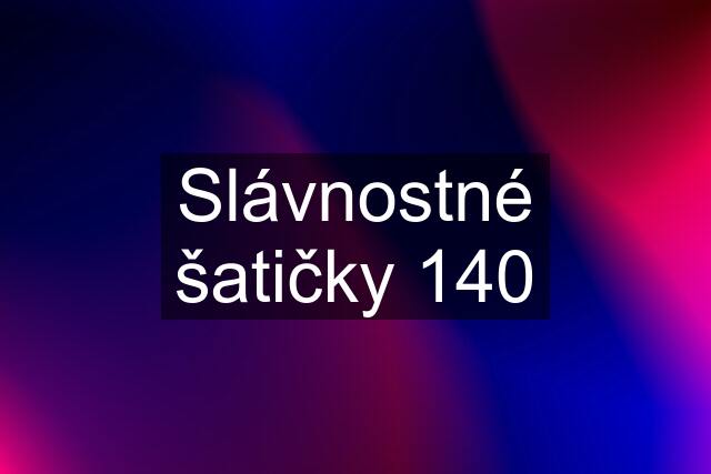 Slávnostné šatičky 140