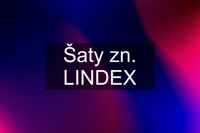 Šaty zn. LINDEX