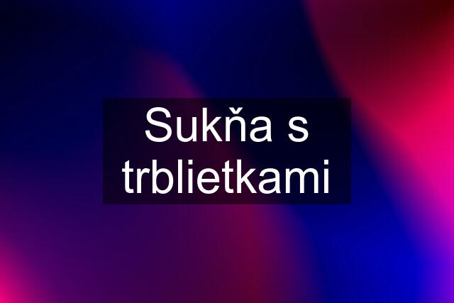 Sukňa s trblietkami