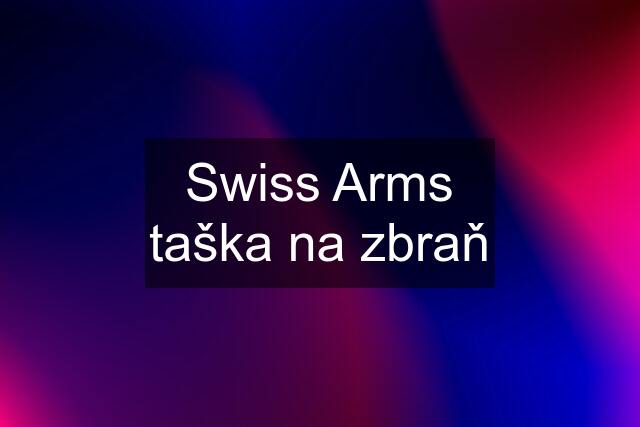 Swiss Arms taška na zbraň