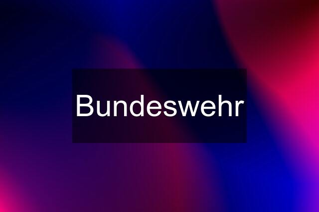 Bundeswehr