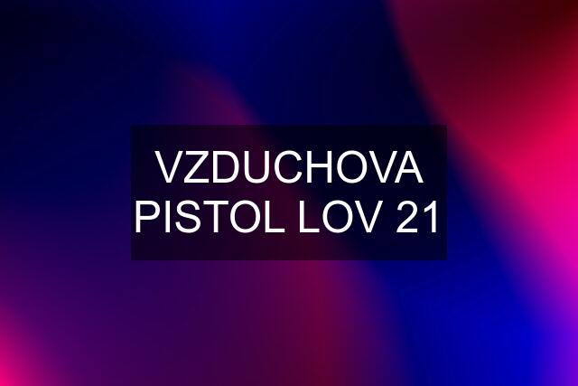 VZDUCHOVA PISTOL LOV 21