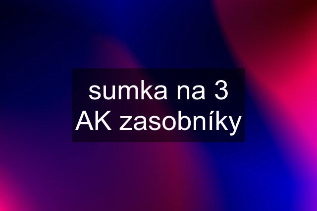 sumka na 3 AK zasobníky