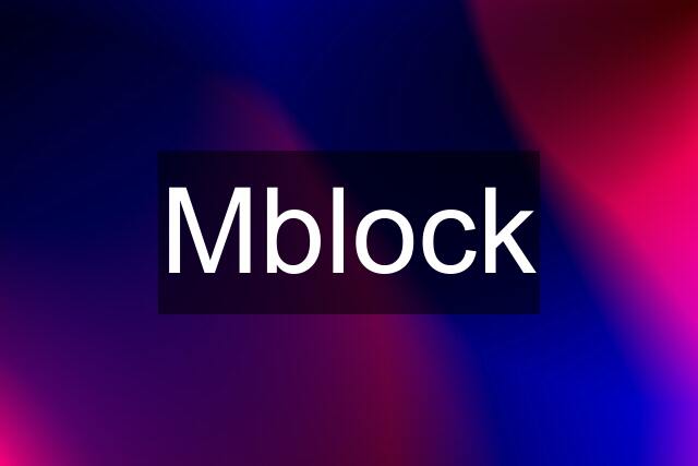 Mblock