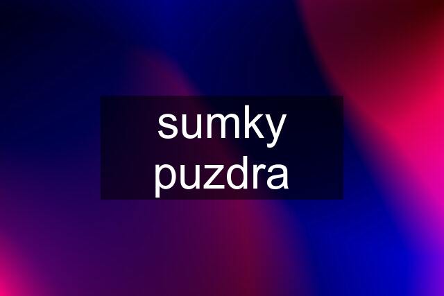 sumky puzdra