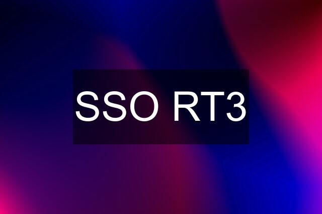 SSO RT3